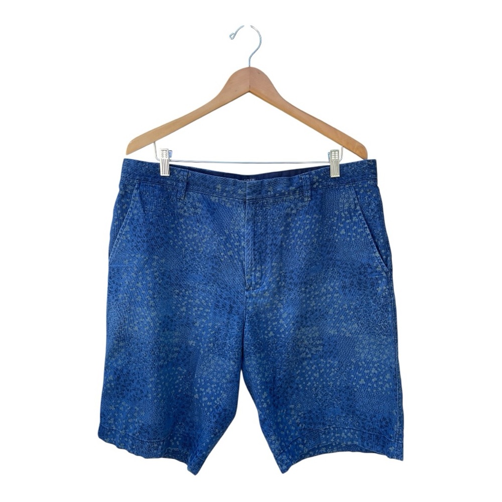 J.Crew Rivington 100% Cotton Navy Floral Casual Shorts (Size 36W)